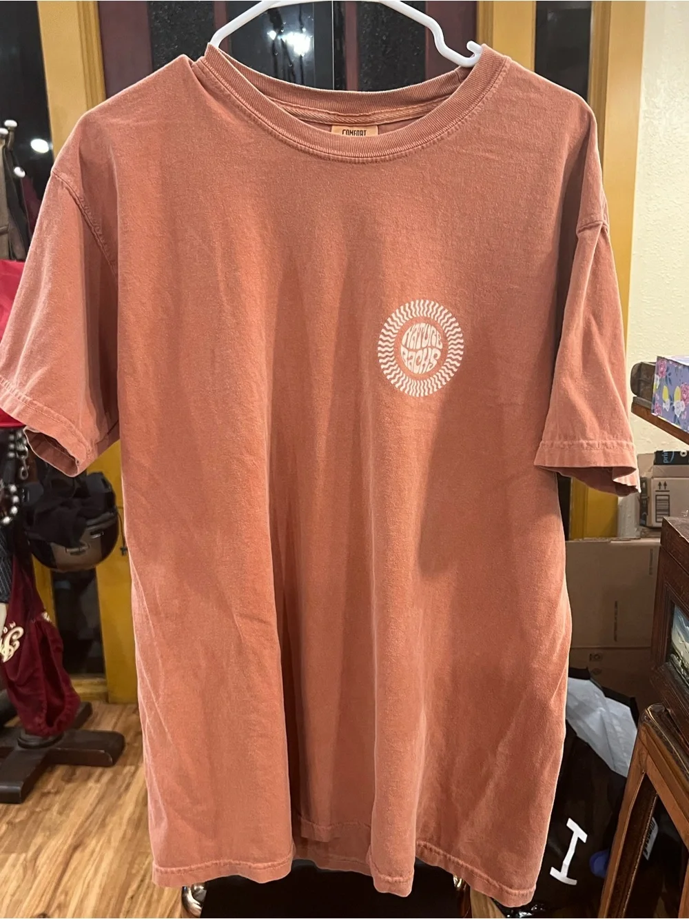 Nature Graphic Short Sleeve Tee - Rust